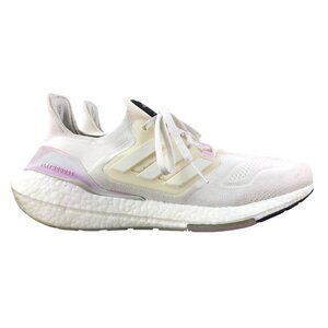 Adidas Women's Size 12 White Iridescent Ultraboost 22 Non Dyed Sneakers HP9179